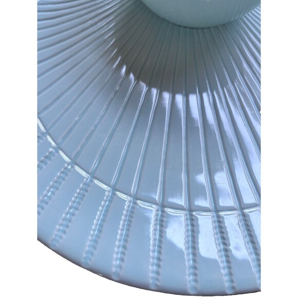 Dennis East International Mint Green Scallop Shell Beach Chip & Dip Tray Party - Picture 4 of 7